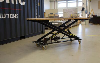 Moveable workbenches for Eltronic in Hedensted
